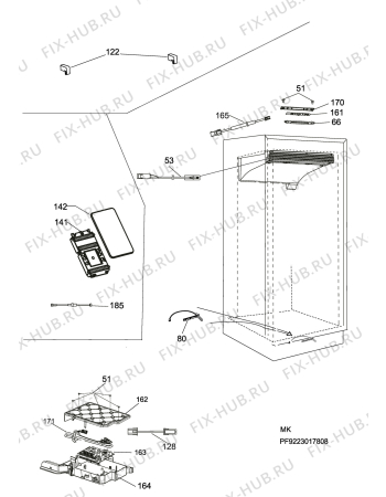Схема №3 AGN2553 с изображением Инструкция по эксплуатации для холодильной камеры Aeg 8558406008