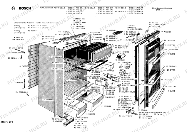 Схема №2 0701184316 KS180KA с изображением Цоколь лампы для холодильной камеры Bosch 00071798