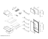 Схема №3 KDN30VL111 REF BOSCH ECO-TT300 IXL 220V/60HZ с изображением Дверь для холодильника Bosch 00715971