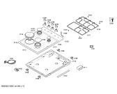 Схема №1 OCA552E с изображением Столешница для плиты (духовки) Bosch 00249270