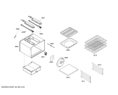 Схема №8 PG304BLP с изображением Инструкция по установке/монтажу для плиты (духовки) Bosch 00591984