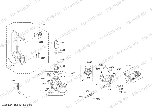 Схема №5 3VN300BA с изображением Силовой модуль запрограммированный для посудомоечной машины Siemens 00755281