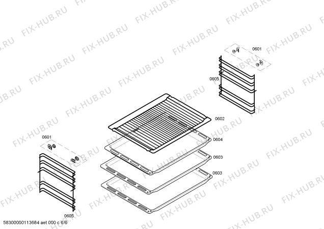 Схема №6 HBN330850 с изображением Панель управления для плиты (духовки) Bosch 00447146