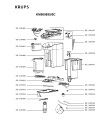 Схема №1 KM900855/5C с изображением Трубка для электрокофемашины Krups SS-200506