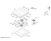 Схема №1 BRE611G02 с изображением Стеклокерамика для плиты (духовки) Bosch 00684441