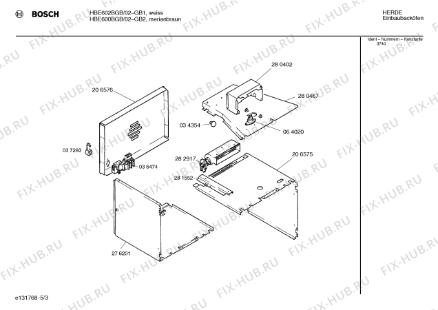 Схема №4 HBE600AGB с изображением Инструкция по эксплуатации для электропечи Bosch 00516219