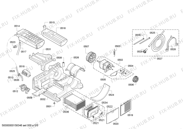 Схема №4 WTE86303AU с изображением Панель управления для сушилки Bosch 00704579