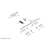 Схема №2 FRS4010GTD с изображением Панель управления для плиты (духовки) Bosch 00679619
