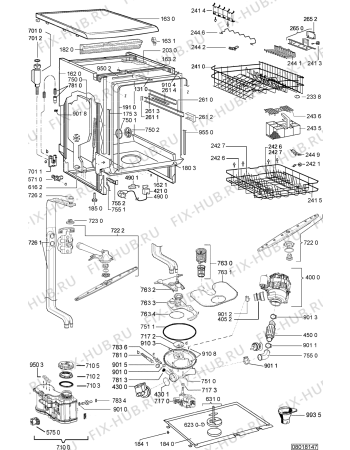 Схема №2 GSFK 2528 AUTO WS с изображением Микромодуль для посудомойки Whirlpool 480140102795