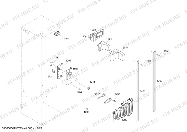 Схема №10 KBURT3655E с изображением Сковорода для электропосудомоечной машины Bosch 00681393