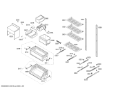 Схема №4 RF471200 с изображением Дверь для холодильной камеры Bosch 00244794