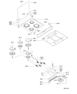 Схема №2 ACM 826 WH с изображением Переключатель для плиты (духовки) Whirlpool 481241278661
