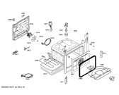 Схема №5 HSV74D050R с изображением Кабель для плиты (духовки) Bosch 00498693