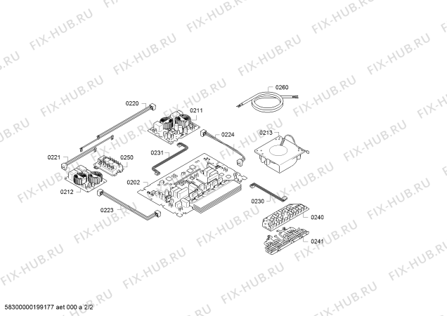 Схема №2 PUE651FB2E с изображением Стеклокерамика для электропечи Bosch 00775563
