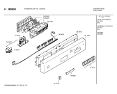 Схема №5 SHU6805UC с изображением Передняя панель для электропосудомоечной машины Bosch 00351665