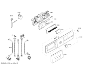 Схема №4 WM16E440NL с изображением Панель управления для стиралки Siemens 00449515