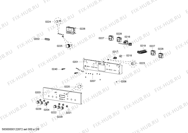 Схема №8 HE3306Z0C с изображением Вентиляционный канал для плиты (духовки) Siemens 00664441