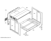 Схема №5 HBN430520B с изображением Панель управления для плиты (духовки) Bosch 00660999