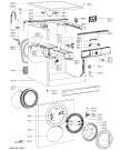 Схема №2 AWO/D 43105 с изображением Модуль (плата) для стиралки Whirlpool 480111104912