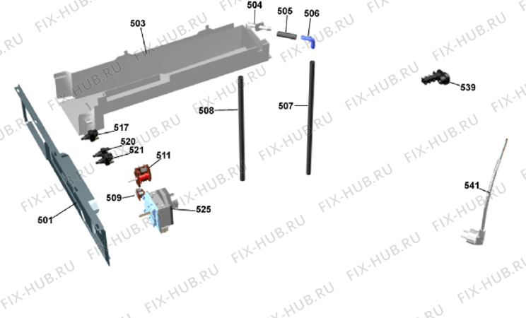 Взрыв-схема стиральной машины Gorenje T720 NO   -White (175980, TD22NO) - Схема узла 05