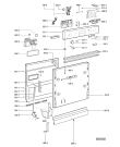 Схема №1 PDSI 6232 X с изображением Модуль (плата) управления для посудомоечной машины Whirlpool 480140102176