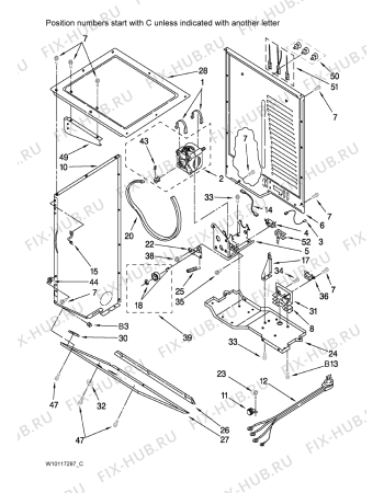 Схема №9 YLTE6234DQ6 с изображением Другое для стиралки Whirlpool 480113100397