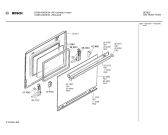 Схема №8 HGS610ARK с изображением Панель для духового шкафа Bosch 00288030