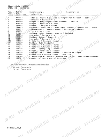 Схема №14 WM206120 WM206 с изображением Задняя часть корпуса для стиральной машины Bosch 00211990