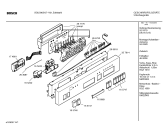 Схема №4 SGI5905 с изображением Передняя панель для электропосудомоечной машины Bosch 00357914
