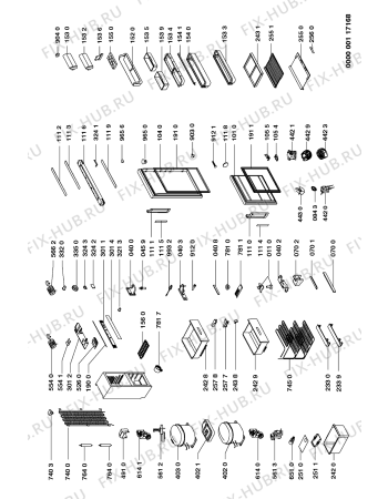 Схема №1 KGC 3559/0 с изображением Вложение для холодильника Whirlpool 481946078891