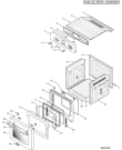 Схема №2 FI626V (F021940) с изображением Обшивка для электропечи Indesit C00139129