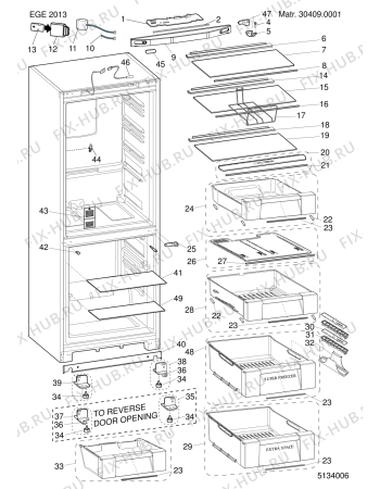 Схема №3 BTNF5323W (F105454) с изображением Микромодуль для холодильника Indesit C00511950