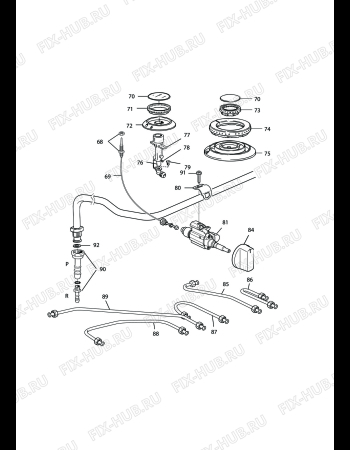 Схема №4 MGB 855 с изображением Провод для плиты (духовки) DELONGHI 103301