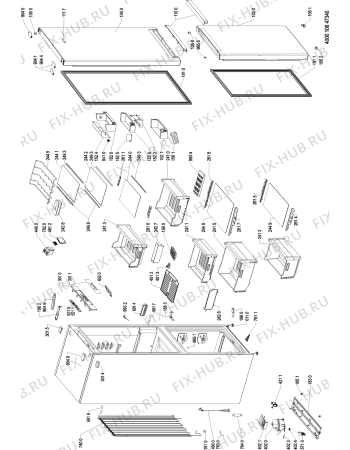 Схема №1 KG SUPERFRESH 20A3+ с изображением Сенсорная панель для холодильника Whirlpool 481010849908