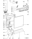 Схема №2 ADL 341 WH с изображением Панель для посудомоечной машины Whirlpool 481245379414