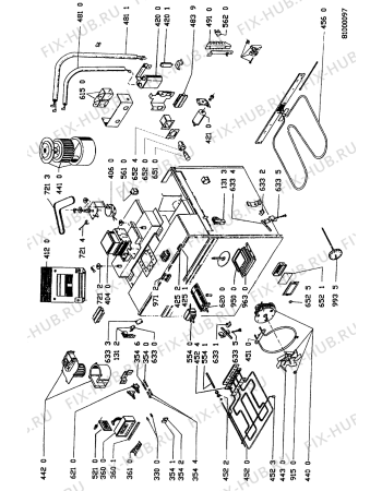 Схема №1 AKG 247/NB/WP/01 с изображением Дверца для духового шкафа Whirlpool 481945069964