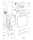 Схема №1 GSFS 6450 IN с изображением Блок управления для посудомоечной машины Whirlpool 481221838648