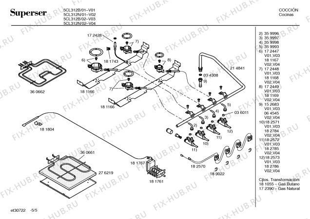 Схема №4 4CLB182B с изображением Газовый кран для электропечи Bosch 00182571