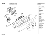 Схема №6 SGS53T02GB electronic management с изображением Передняя панель для посудомойки Bosch 00369479
