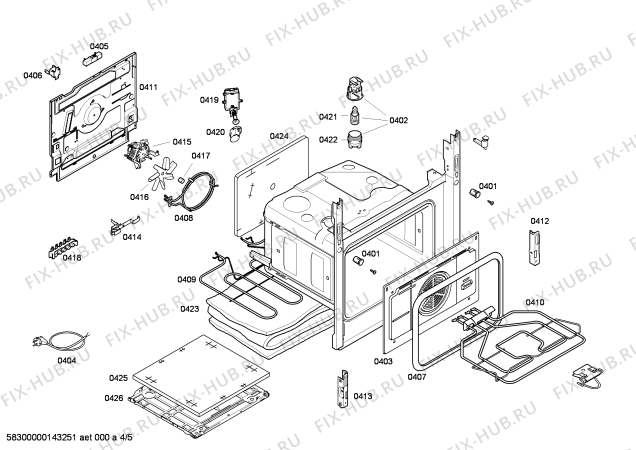 Схема №4 HM72D520R с изображением Переключатель для духового шкафа Siemens 00648748