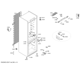 Схема №2 KG34NA43GB с изображением Дверь морозильной камеры для холодильника Siemens 00247546