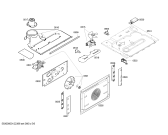 Схема №6 E1664A0 MEGA 1664A с изображением Ручка управления духовкой для электропечи Bosch 00604799