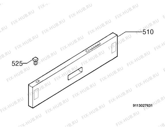 Взрыв-схема посудомоечной машины Rex Electrolux TT120XE - Схема узла Command panel 037