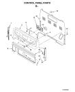 Схема №5 RF114PXSQ с изображением Заглушка для плиты (духовки) Whirlpool 482000011643