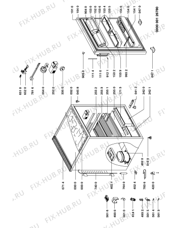 Схема №1 KRMC SYMPHONY с изображением Другое для холодильной камеры Whirlpool 481931039677
