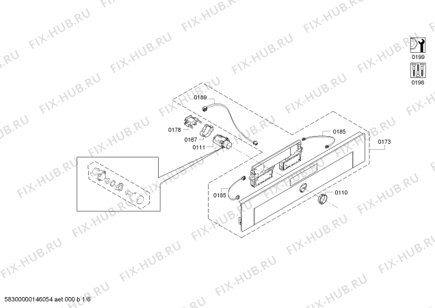 Схема №5 3HB469XC с изображением Соединительный кабель для электропечи Bosch 00648006