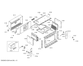Схема №3 HBL3552 с изображением Передняя панель для духового шкафа Bosch 00642014