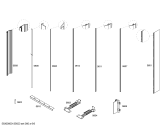 Схема №5 T24BR70FS с изображением Стеклопанель для холодильника Bosch 00681797