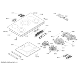 Схема №1 PKD875T92 с изображением Стеклокерамика для плиты (духовки) Bosch 00475713