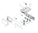 Схема №3 STR506 - SB8534   -White (900003189, WM25.3) с изображением Декоративная панель для стиралки Gorenje 469453